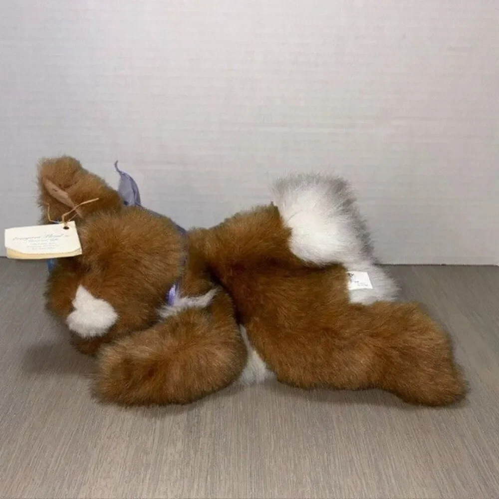 Vintage Purr-fection by MJC 1988 Baby Jasmin Brown Rabbit Plush with Tags 10